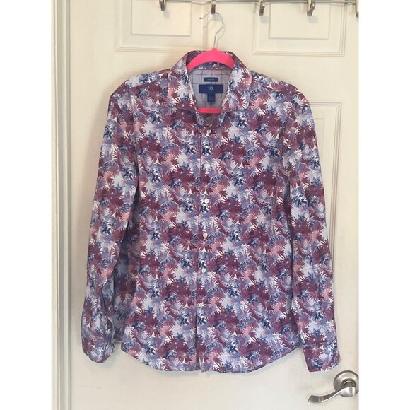 Egara Other - Egara Purple Non-Iron Floral Men's Button Down Long Sleeve Shirt Large